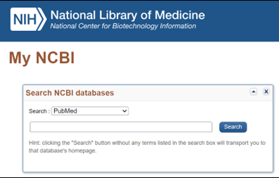 My NCBI