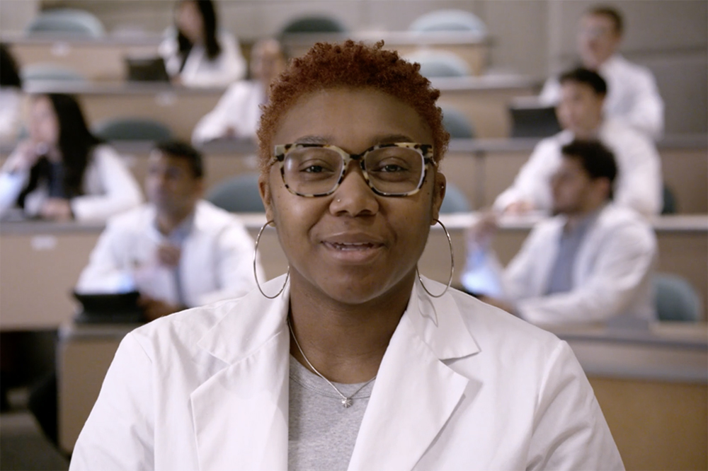 Aspiring Female Doctor Looking at Camera Aspiring Female Doctor Looking at Camera