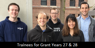 Trainees for grant years 27 & 28