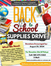 Back-to-School Supplies Drive
