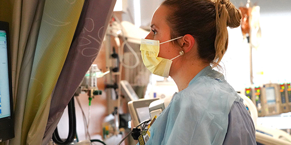 Nurses at Golisano Children's Hospital, Rochester, in the PICU and PCCC