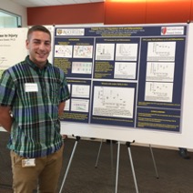 Student at poster session