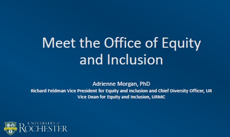 cover of meet the office of equity and inclusion