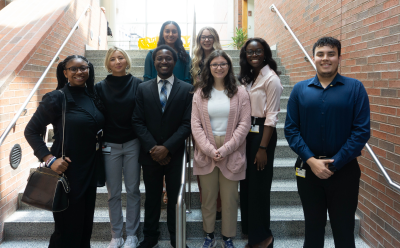 2024 MSTP Summer Scholar Participants at their Poster Session on the last day of their program.