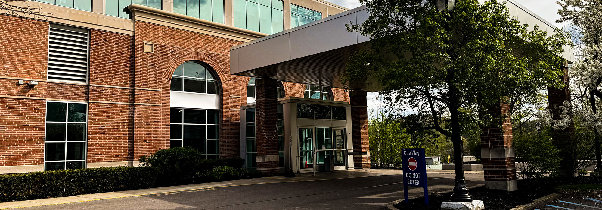 Entrance to Jones Memorial Hospital