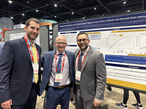 Pictured from Left to Right: Shaul Gelikas, MD, MBA; Ilan Goldenberg, MD; and Keshav Patel, MD