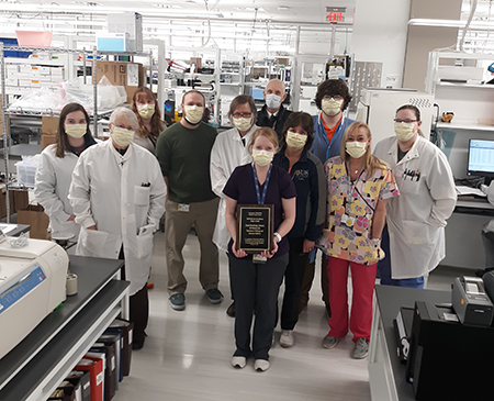 Clinical Microbiology Wins URMC Board Excellence Award